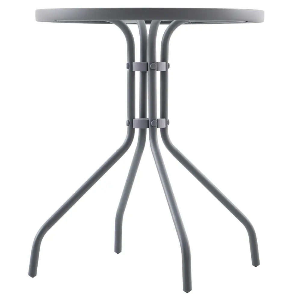 Садовый стол нераздвижной BEGINIA Alma 60 см сталь серый STLM-2076315 - Вид №7