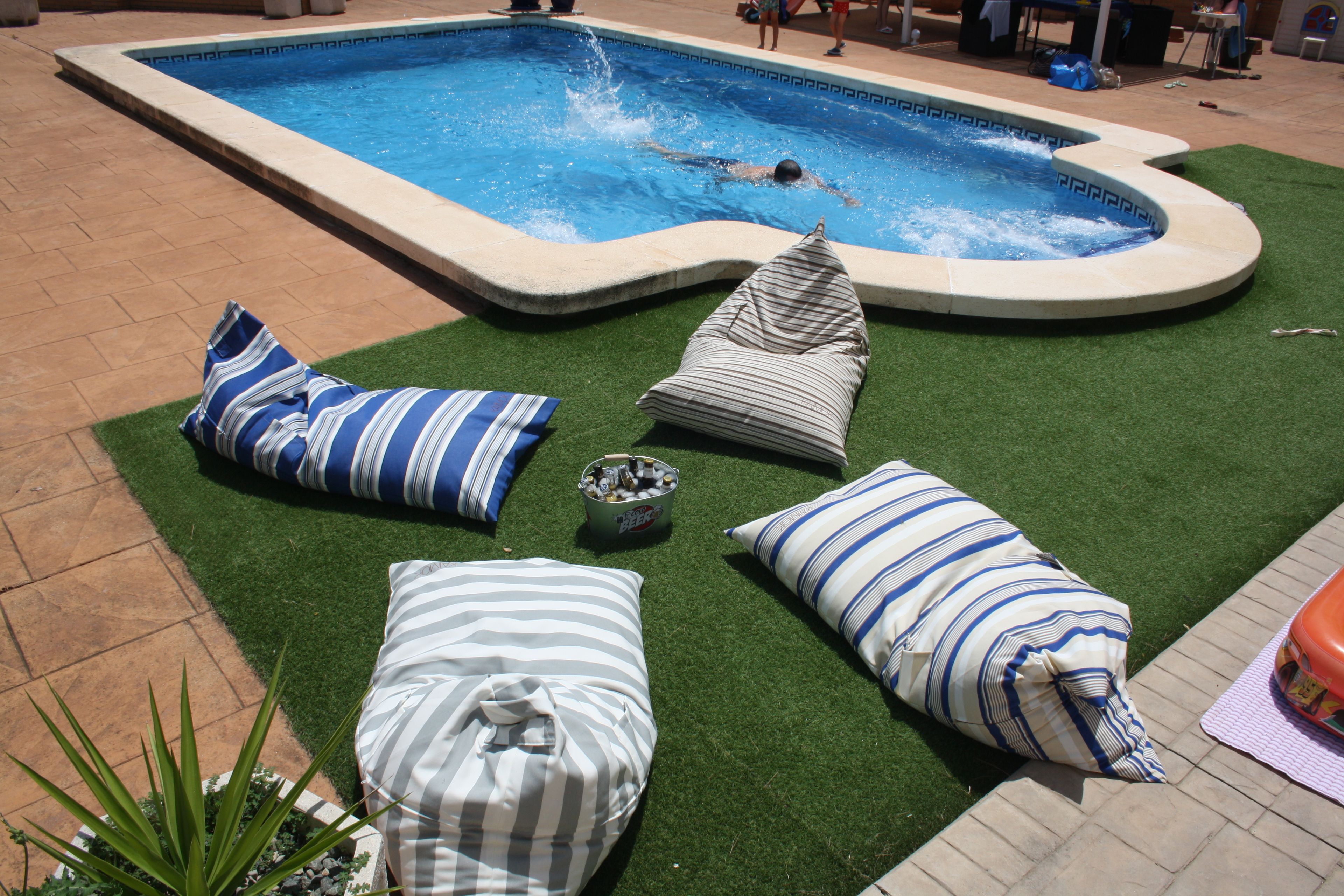 Ткань съемная сумка садовое кресло Kaimok оттоманка для внутреннего и наружного использования ARCH-00097764 - Вид №6