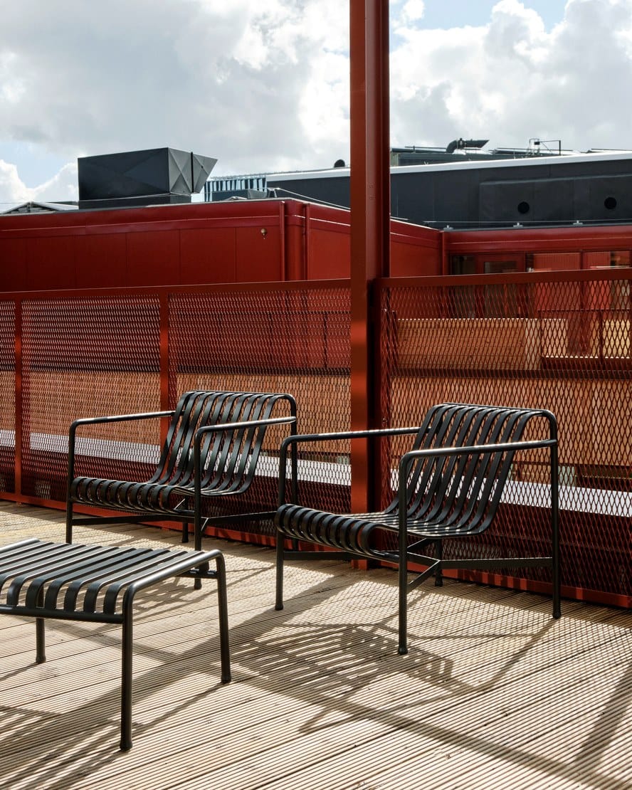 Стальная прямоугольная Садовая подставка для ног Hay Палисад ARCH-00043018 - Вид №39