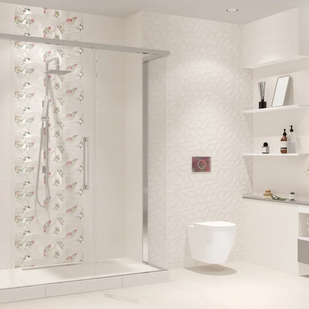 Плитка настенная Malwiya Милк 24.2x70 см 1.19 м² цвет белый 82826306 STLM-2012497 Santreyd - Вид №4