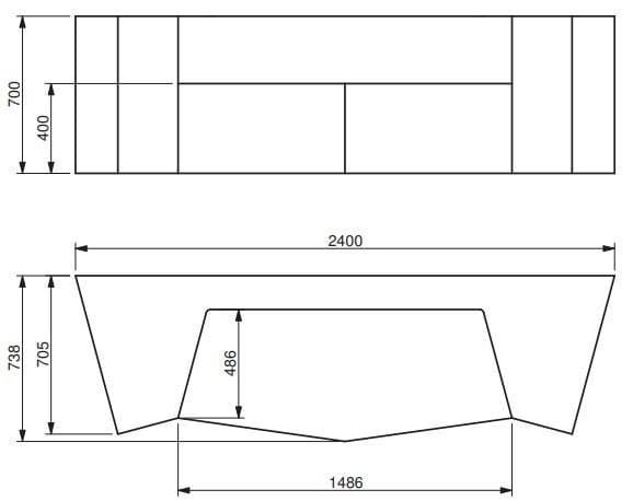2-местный диван из пены QM Quinze & Milan Dai ARCH-00122705 - Вид №2