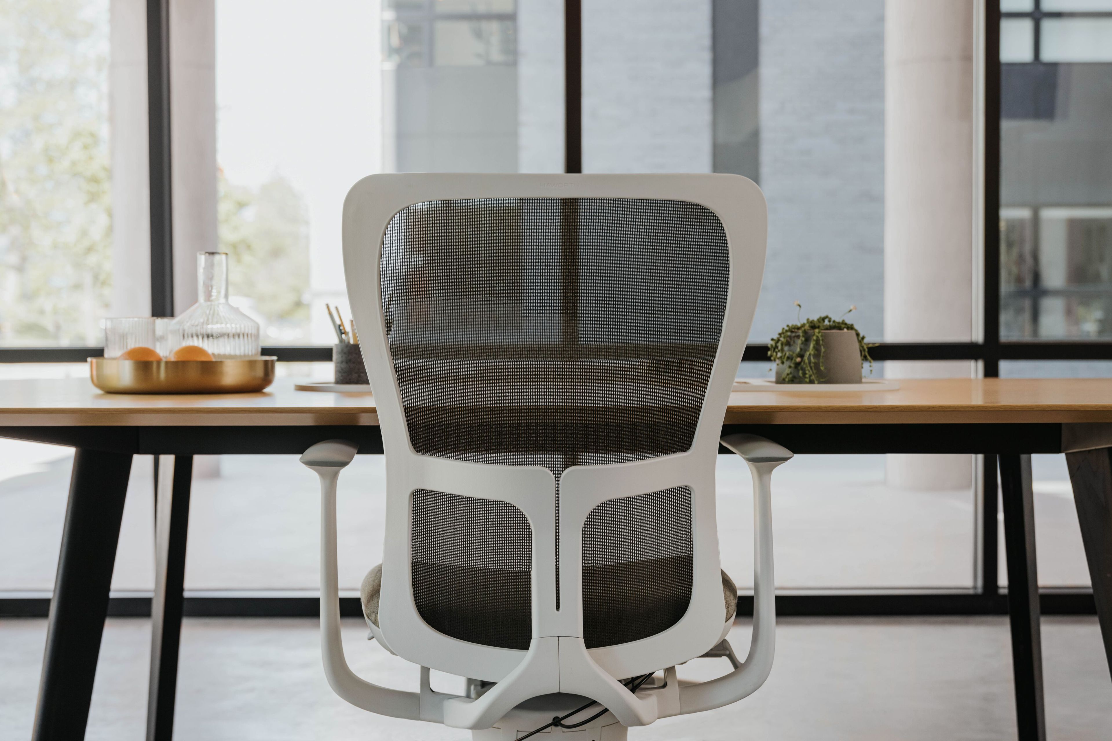 5 спиц ткань Recliner офисное кресло с колесами Haworth ZODY II ARCH-00054092 - Вид №3