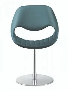 ZÜCO Вращающееся кресло из кожи и алюминия Little perillo xs Pe 612