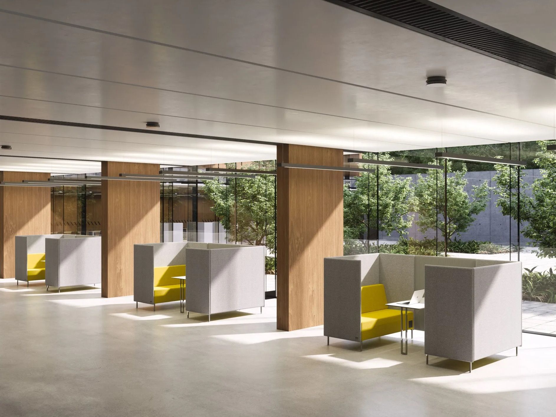 Тканевое кресло с высокой спинкой LD Seating Kubik Box ARCH-00049471 - Вид №2