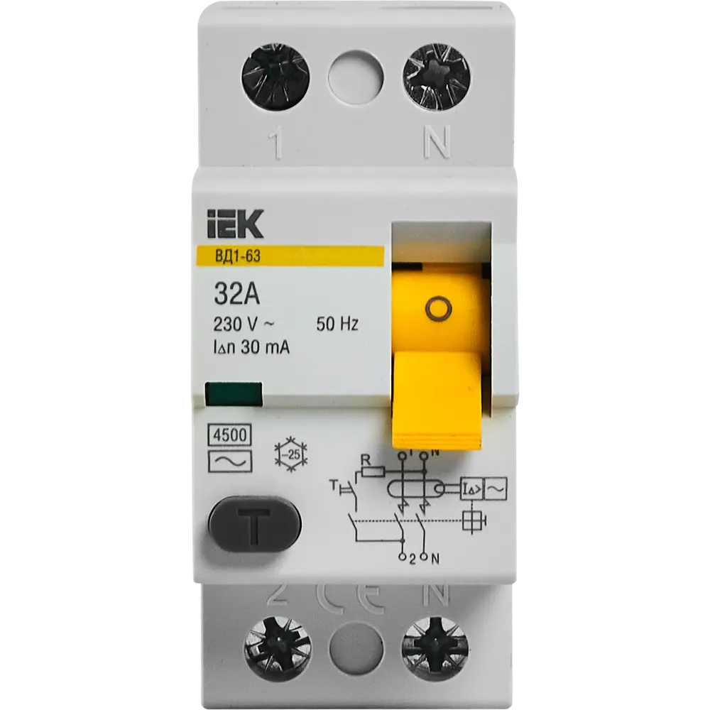 УЗО ВД1-63 IEK 2 полюса 32 А STLM-2159224 - Вид №2