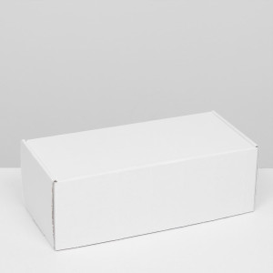 Коробка самосборная без окна белая 16х35х12 см УПАКПРО