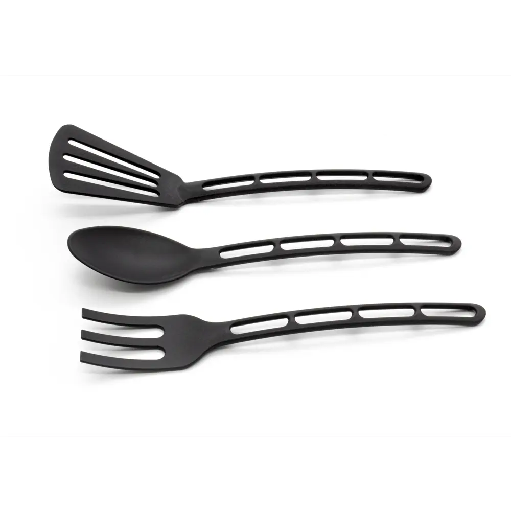 Набор кухонных принадлежностей KONSENSA пластик черный 3 шт STLM-2211124 - Вид №6