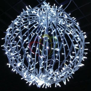Светодиодный шар для украшения столбов 90см, цвет белый SUPERNW СВЕТОВЫЕ ФИГУРЫ 217550 Белый