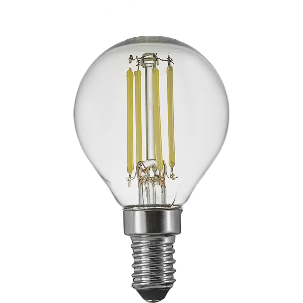 Лампа светодиодная Osram P E14 220/240 В 4 Вт шар 470 лм теплый белый свет STLM-2121929 - Вид №1
