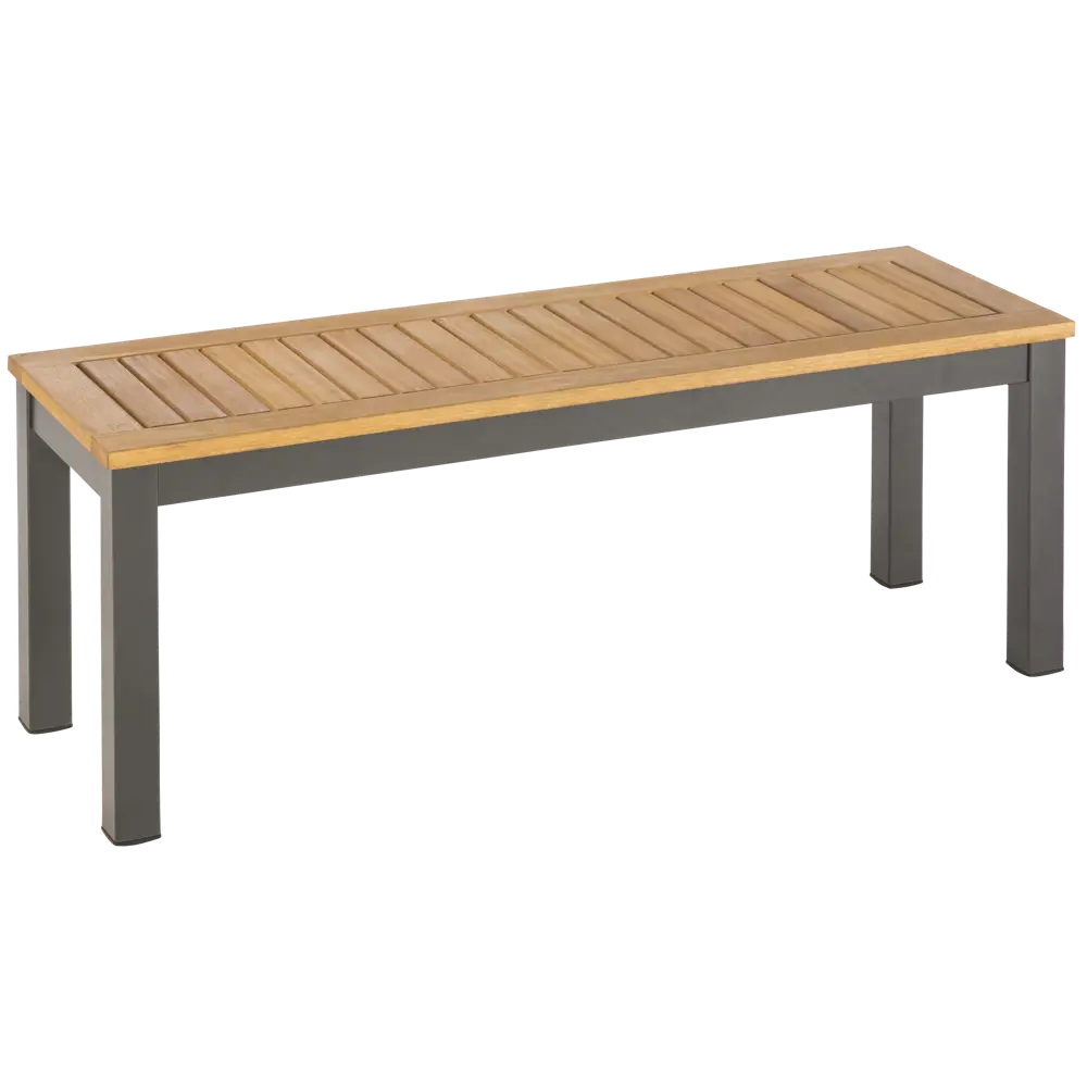 Скамейка балконная Naterial Oris 130/45 43x38x118 см алюминий цвет эвкалипт STLM-2212089