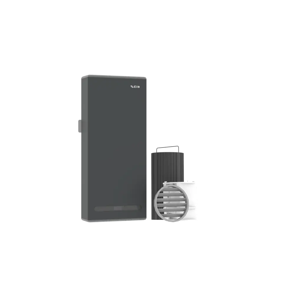 Рекуператор Vakio Base Smart Dark Night 39 дБ 120 м3/ч цвет черный STLM-2088208 - Вид №5