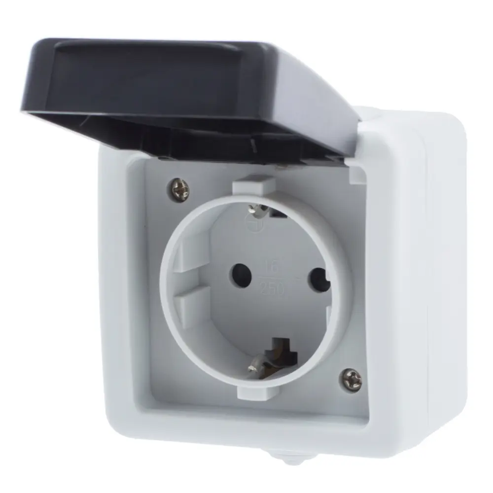 LK STUDIO Aqua - Накладная розетка с защитой IP54 для улицы 18264400 STLM-0010159 - Вид №1