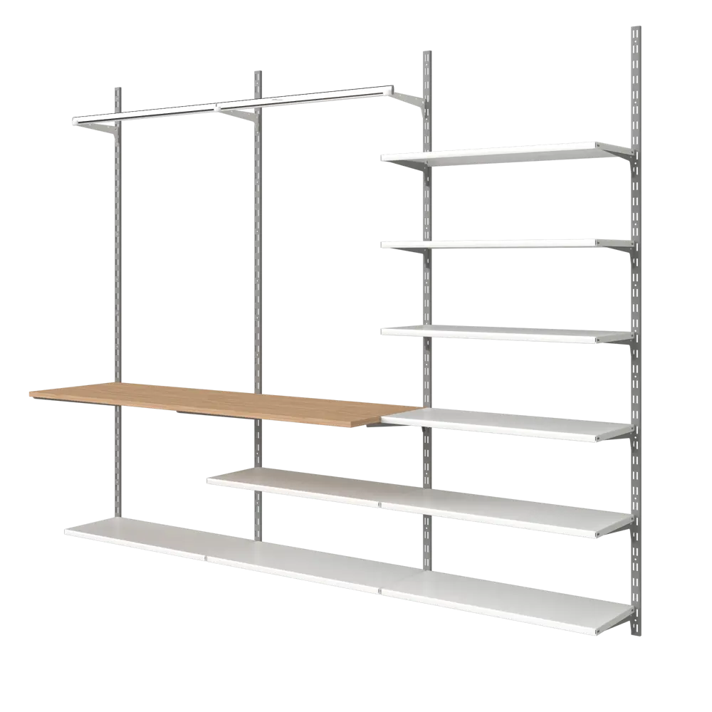 Кронштейн для штанги Spaceo цвет белый STLM-2130241 - Вид №40