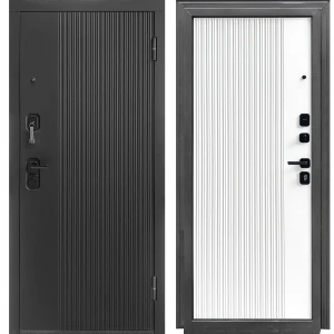 92035646 Входная дверь Форпост Спарта софт правый 205x86см цвет антрацит/белый STLM-1438215