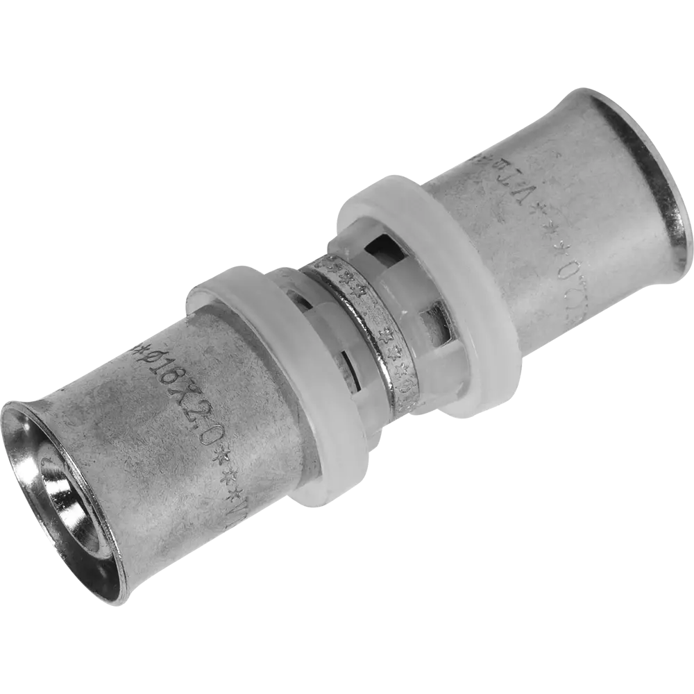 Муфта Valtec 16 мм никелированная латунь VTM.203.N.001616 STLM-2058798