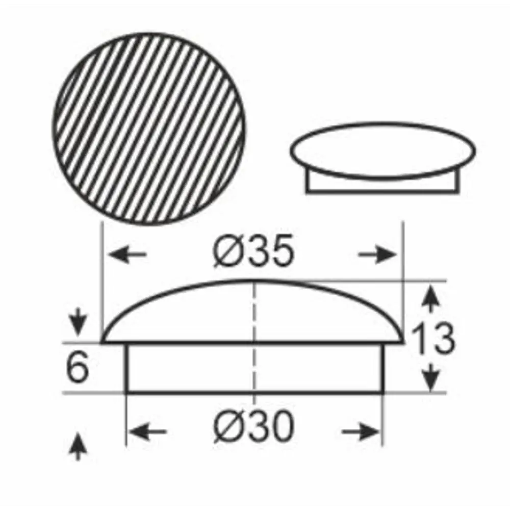 Santreyd - Деревянные заглушки 30 мм для скрытия крепежа, 10 шт 84759894 STLM-0054746 - Вид №1