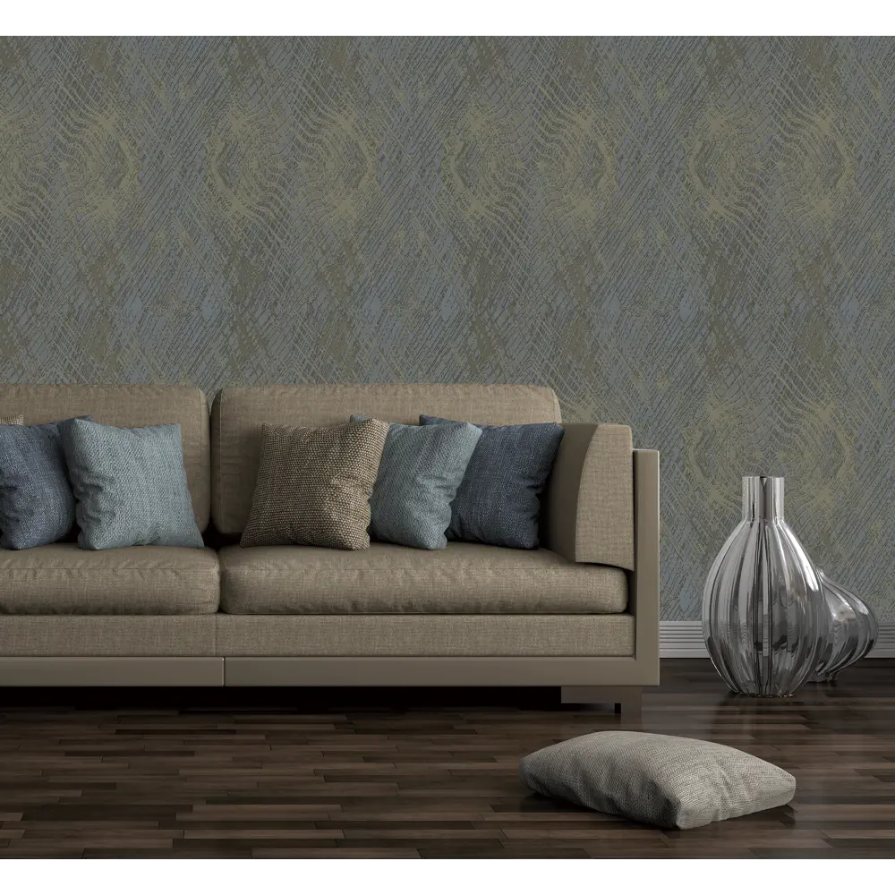 Обои флизелиновые Артекс Импульс синие 1.06 м 10076-05 STLM-2179090 - Вид №2