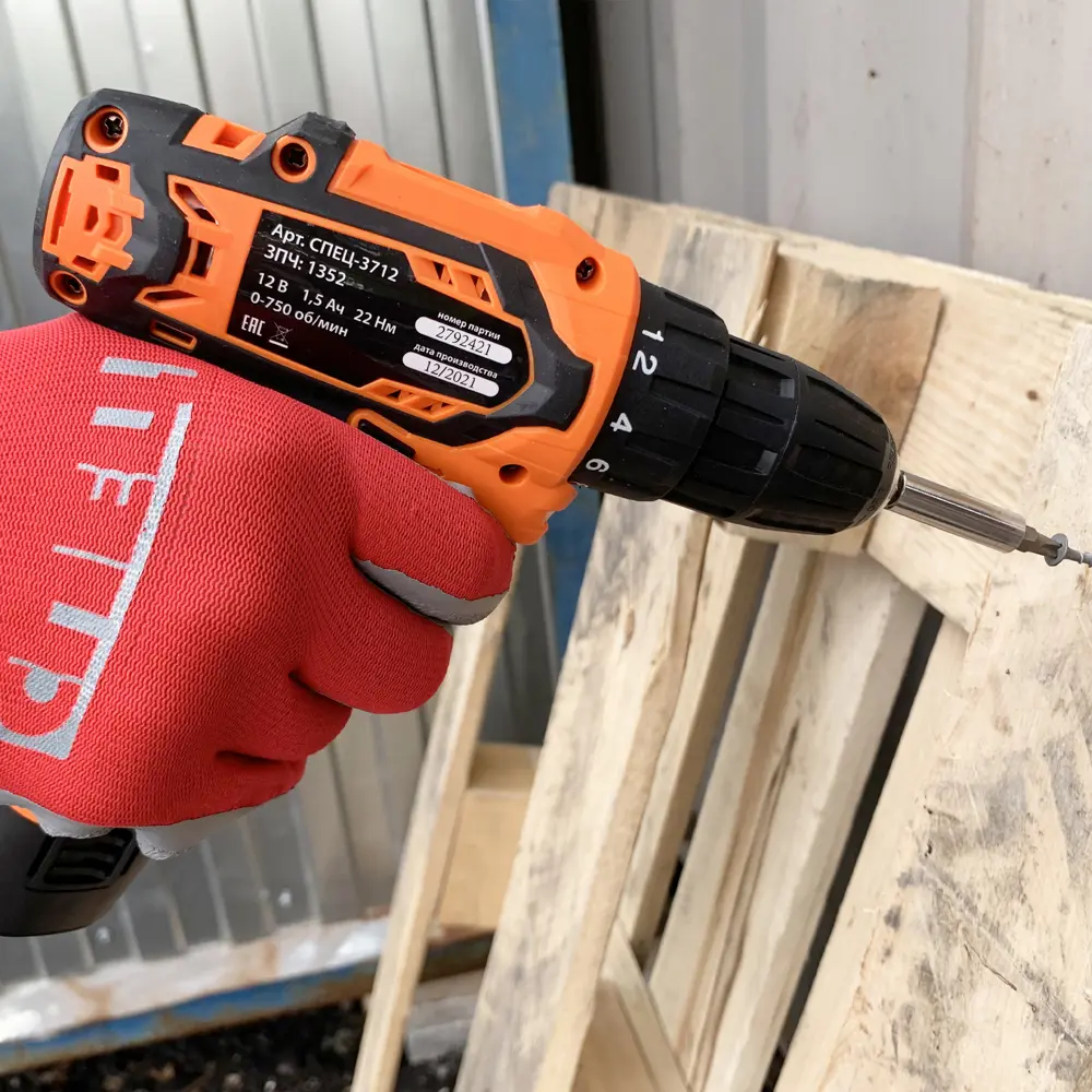 Дрель-шуруповерт аккумуляторная Спец БДА-12ЛИ-3, 12 В 2x1.5 Ач STLM-2189499 - Вид №12