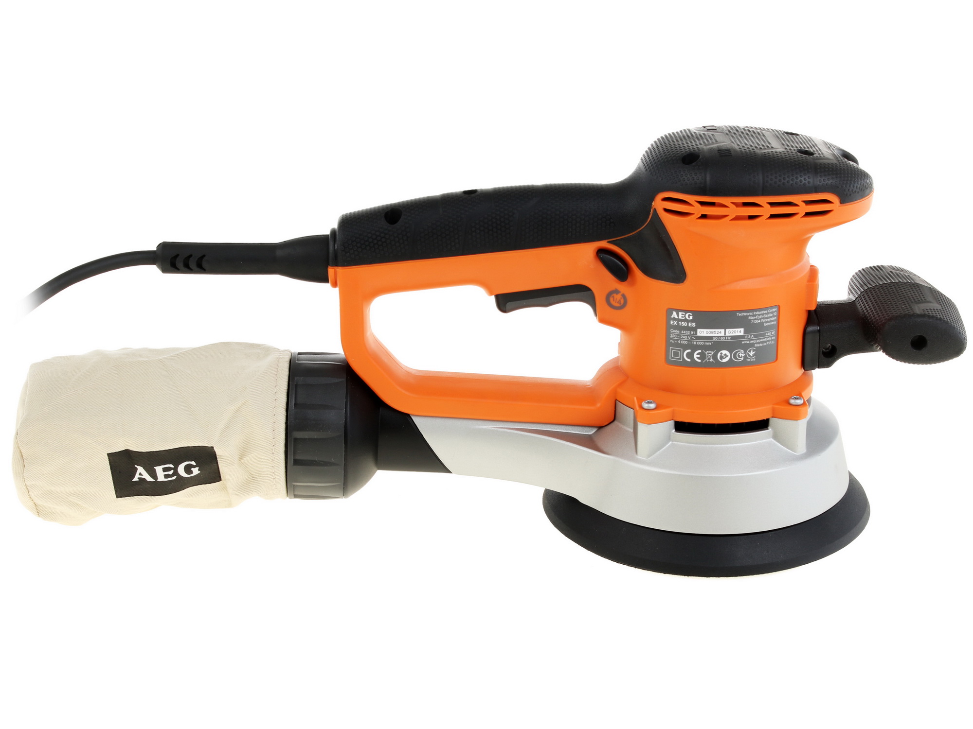 Эксцентриковая шлифмашинка AEG EX 150 ES 1064677 STDN-0148572 - Вид №2