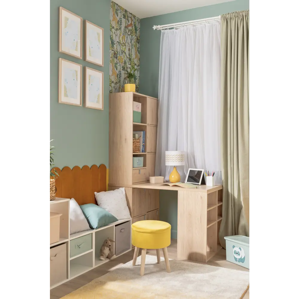 SPACEO Стеллаж «Куб» модульный на 6 секций в стиле гикори джексон 82731884 STLM-0034875 - Вид №7