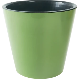 Горшок цветочный ø20 h18.3 см v4 л пластик зеленый