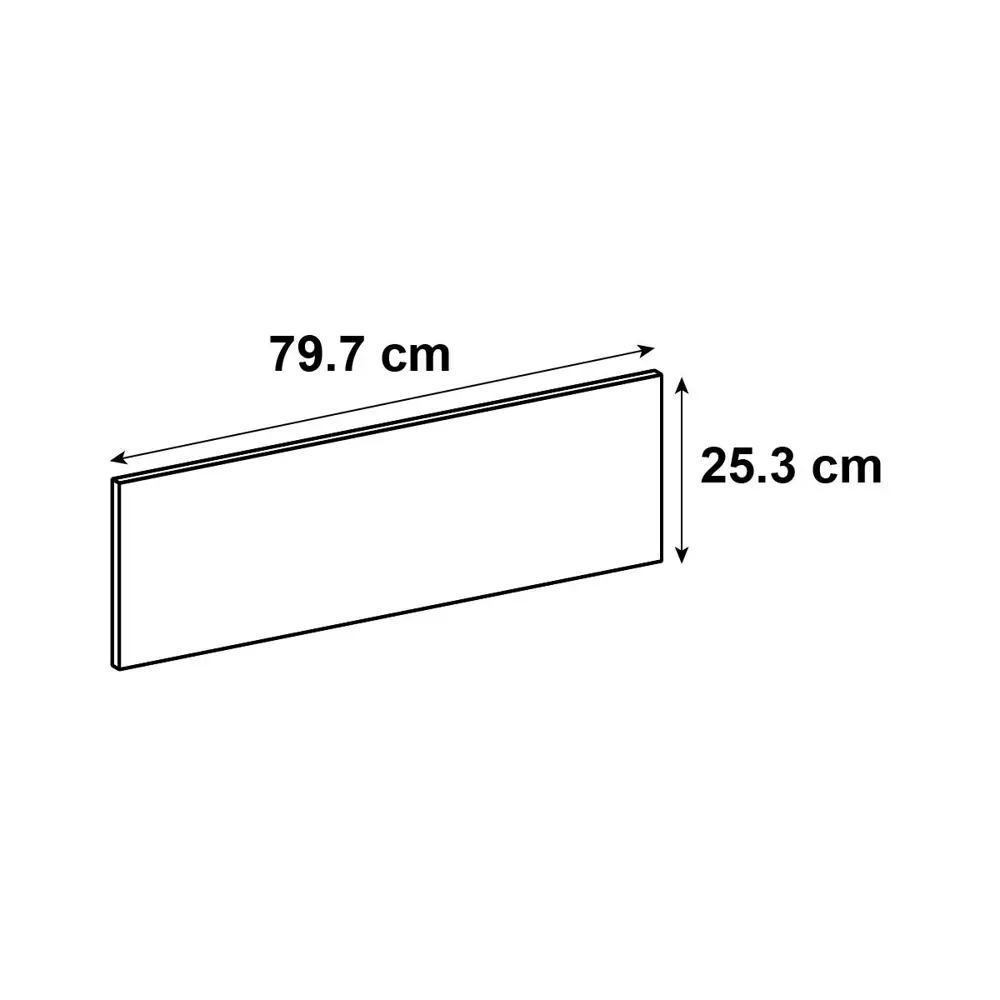 Фасад для кухонного ящика Петергоф грей 79.7x25.3 см Delinia ID МДФ цвет графит STLM-2068624 - Вид №14