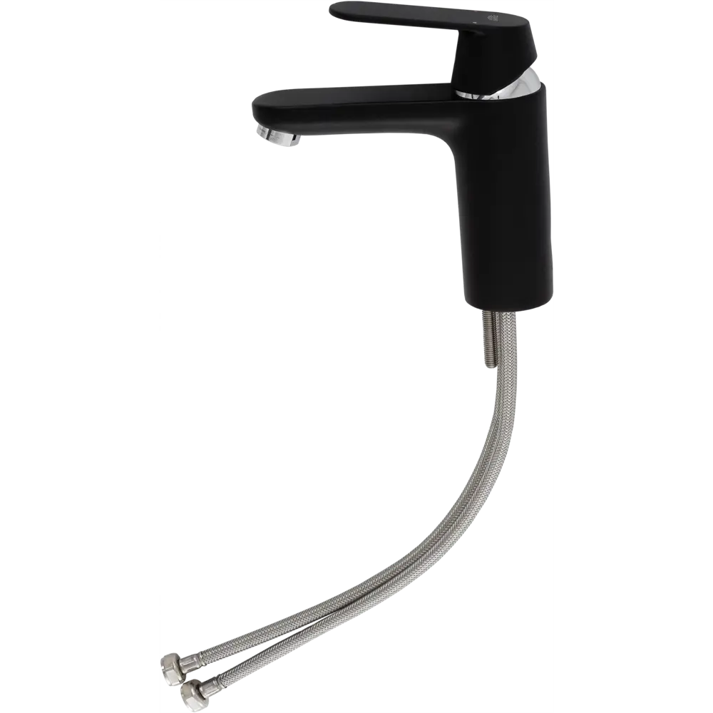Смеситель для раковины Grohe Eurosmart Cosmo M однорычажный цвет чёрный Eurosmart Cosmopolitan STLM-2000585 - Вид №2