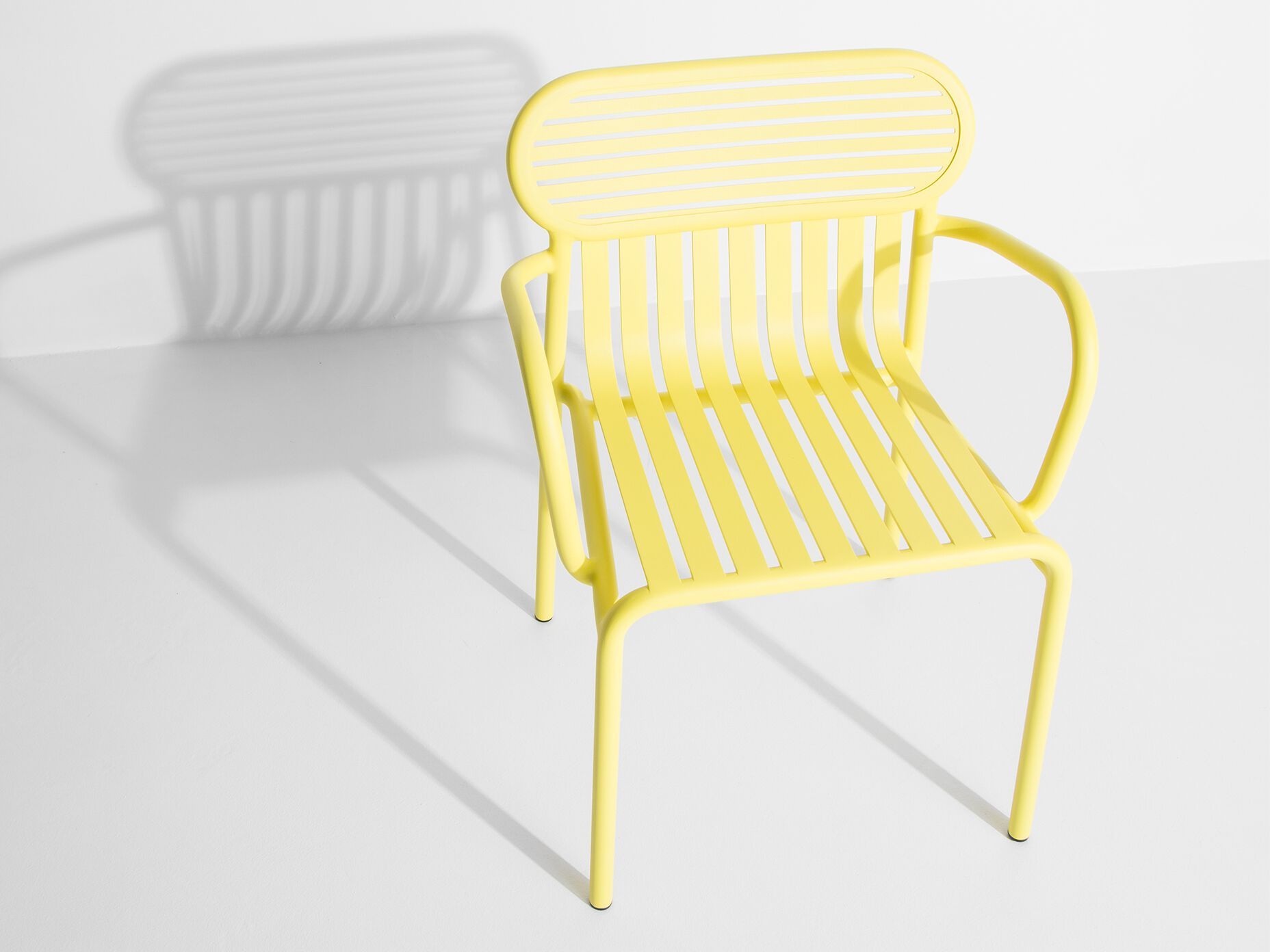 Алюминиевый штабелируемый стул с порошковым покрытием с подлокотниками Petite Friture выходные ARCH-00096326 - Вид №12