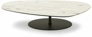 Moroso Овальный журнальный столик из ламинама® или alpi® со стальным основанием