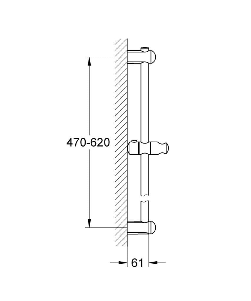 Выдвижной стержень вверх и вниз Grohe Euphoria ARCH-00033441 - Вид №2