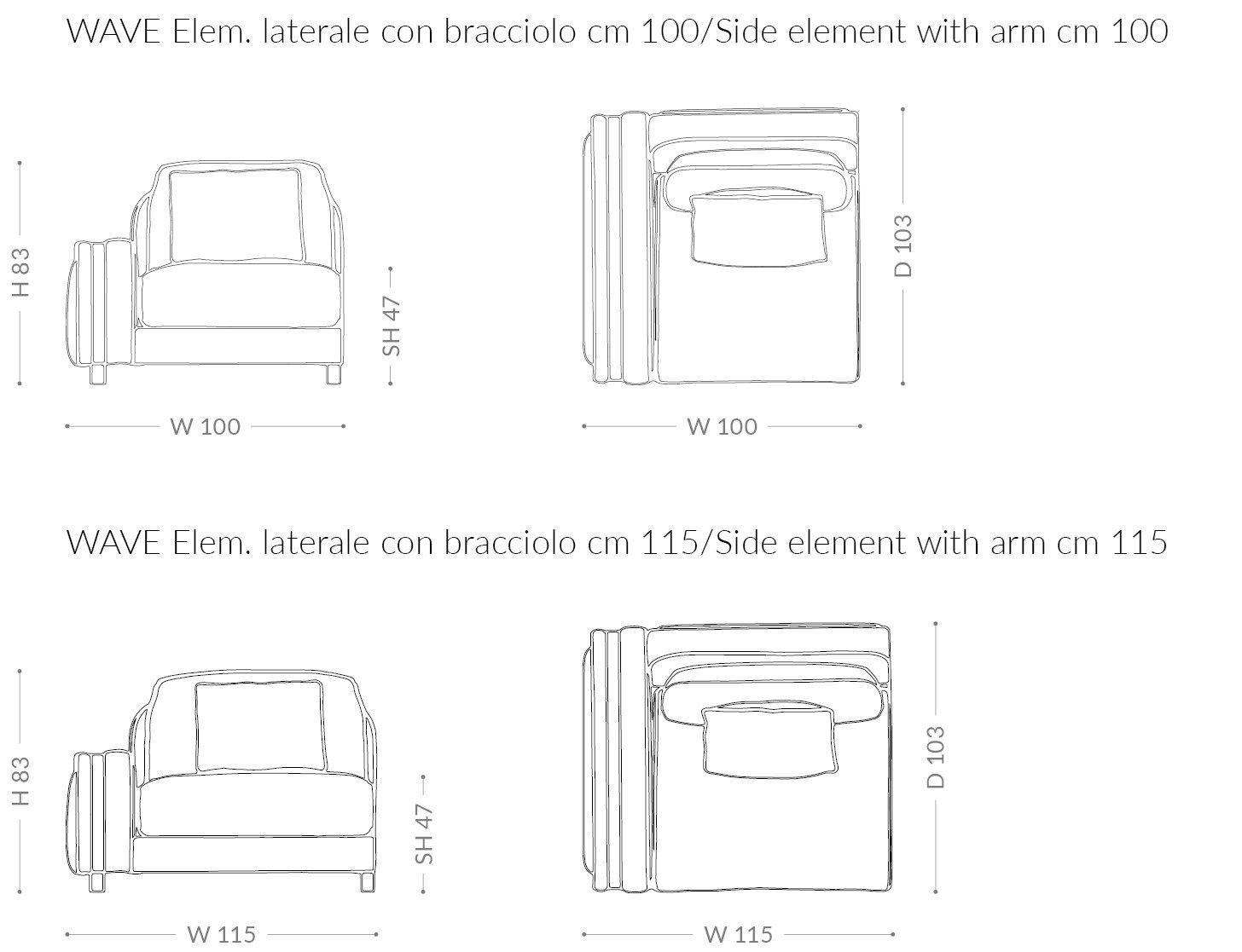 Ткань диван BRUNO ZAMPA ARCH-00056125 - Вид №7