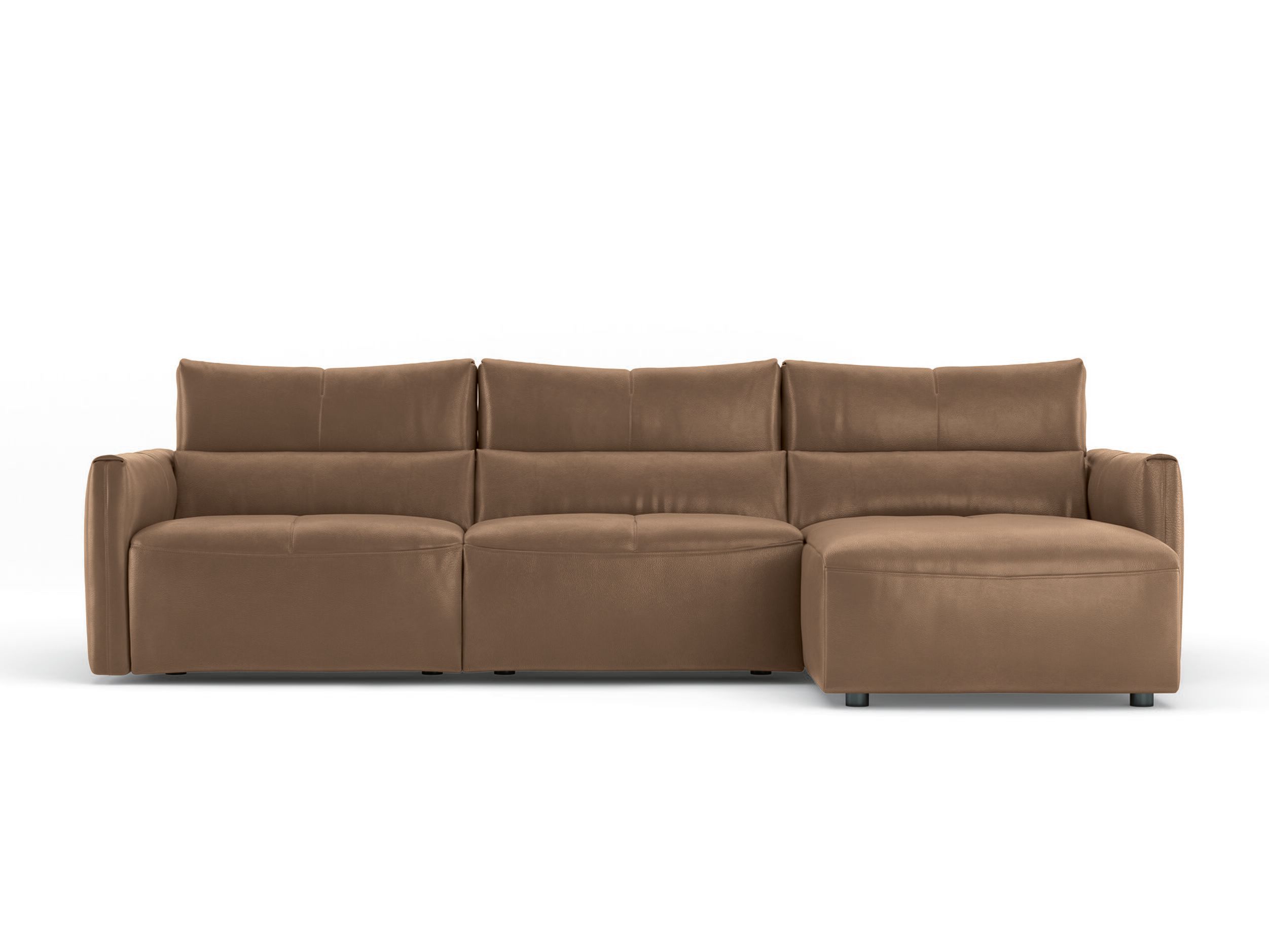 3-местный кожаный диван с откидывающейся спинкой Natuzzi Italia GALAXY ARCH-00032207