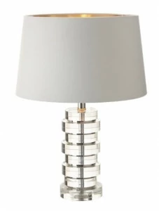 Настольная лампа Acciano (только основание) от RVAstley 50038 RVASTLEY ИНТЕРЬЕРНЫЕ 062120 Белый;прозрачный