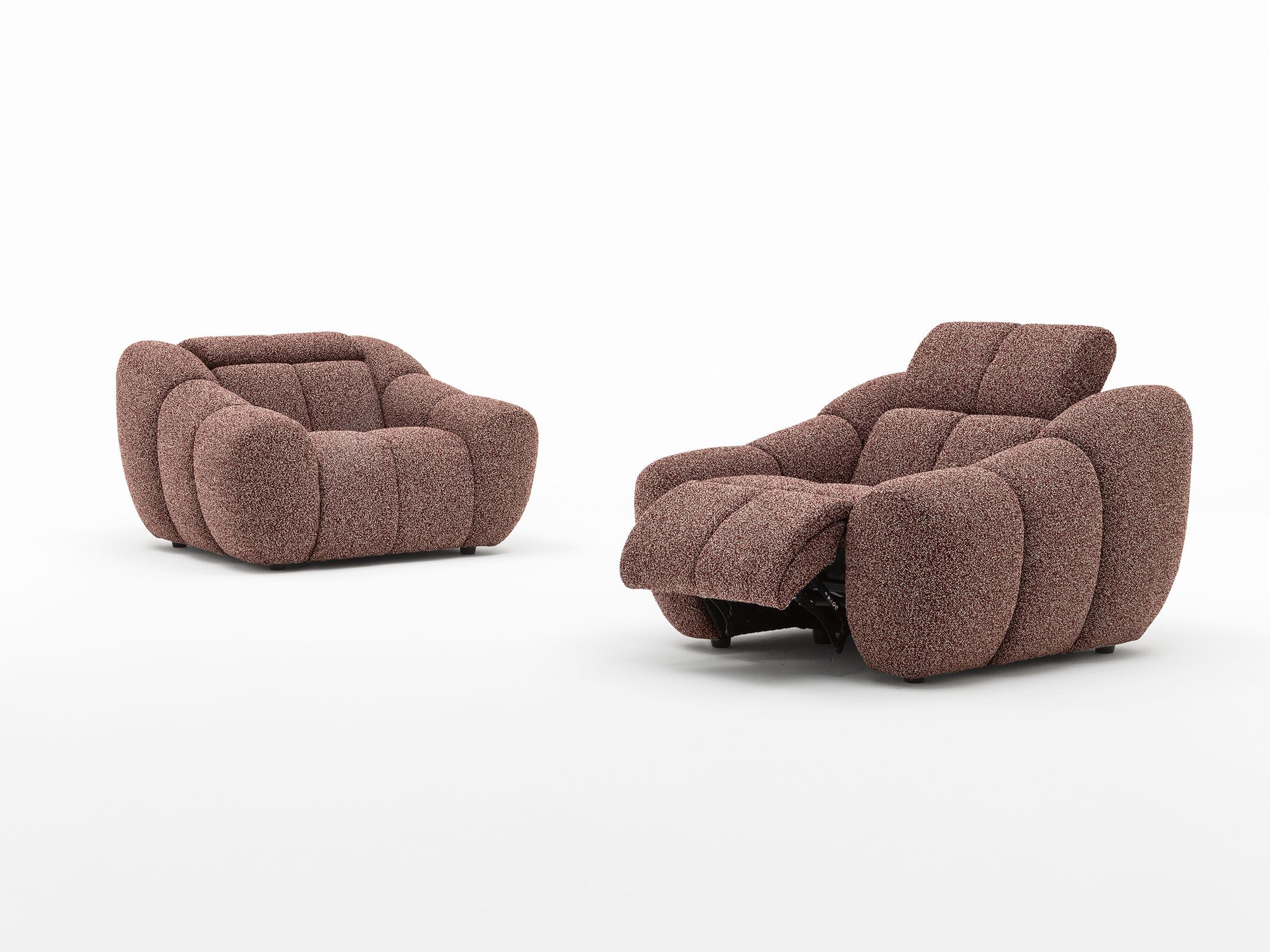 Кресло с откидной спинкой из ткани AERRE ITALIA виноград ARCH-00001818