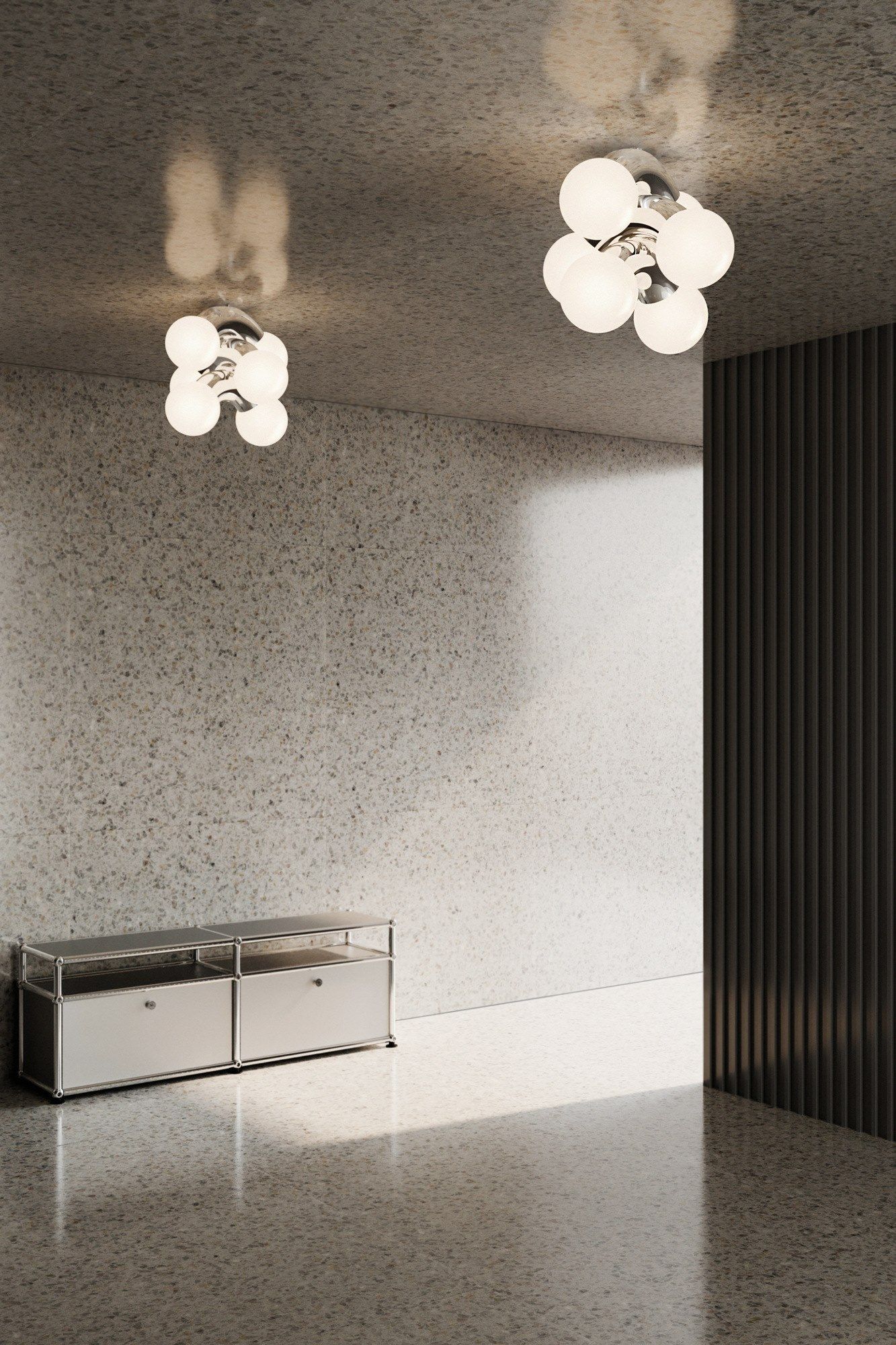 Светодиодный потолочный светильник из стали и стекла A-N-D Vine ARCH-00090354 - Вид №3