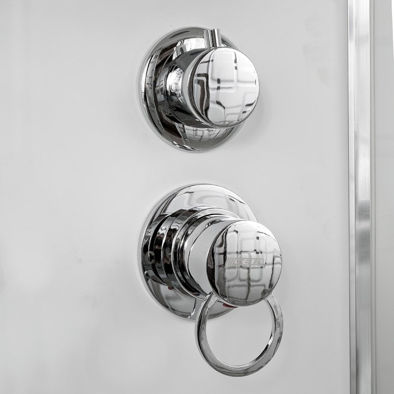 L 920 R N с гидромассажем Душевая кабина DETO Серия L ЕМ2712 R N LED с гм. - Вид №4