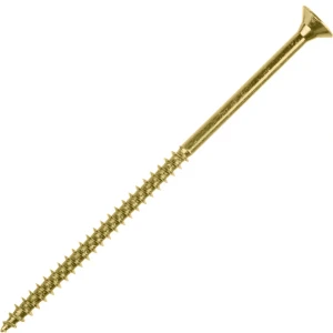 Саморезы универсальные Standers 6х120 мм цвет жёлтый 50 шт.