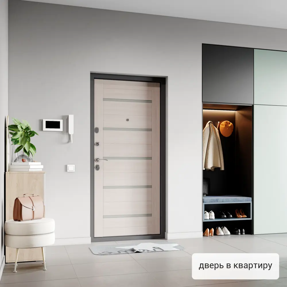 Дверь входная металлическая Страйд, 860 мм, правая, цвет дукато бора TOREX STLM-2081104 - Вид №17