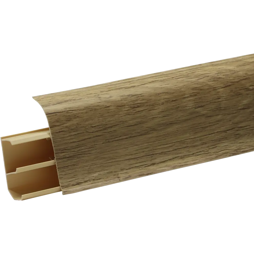 ARTENS Плинтус напольный ПВХ с кабель-каналом Гравис 7 см 83410242 STLM-0041074