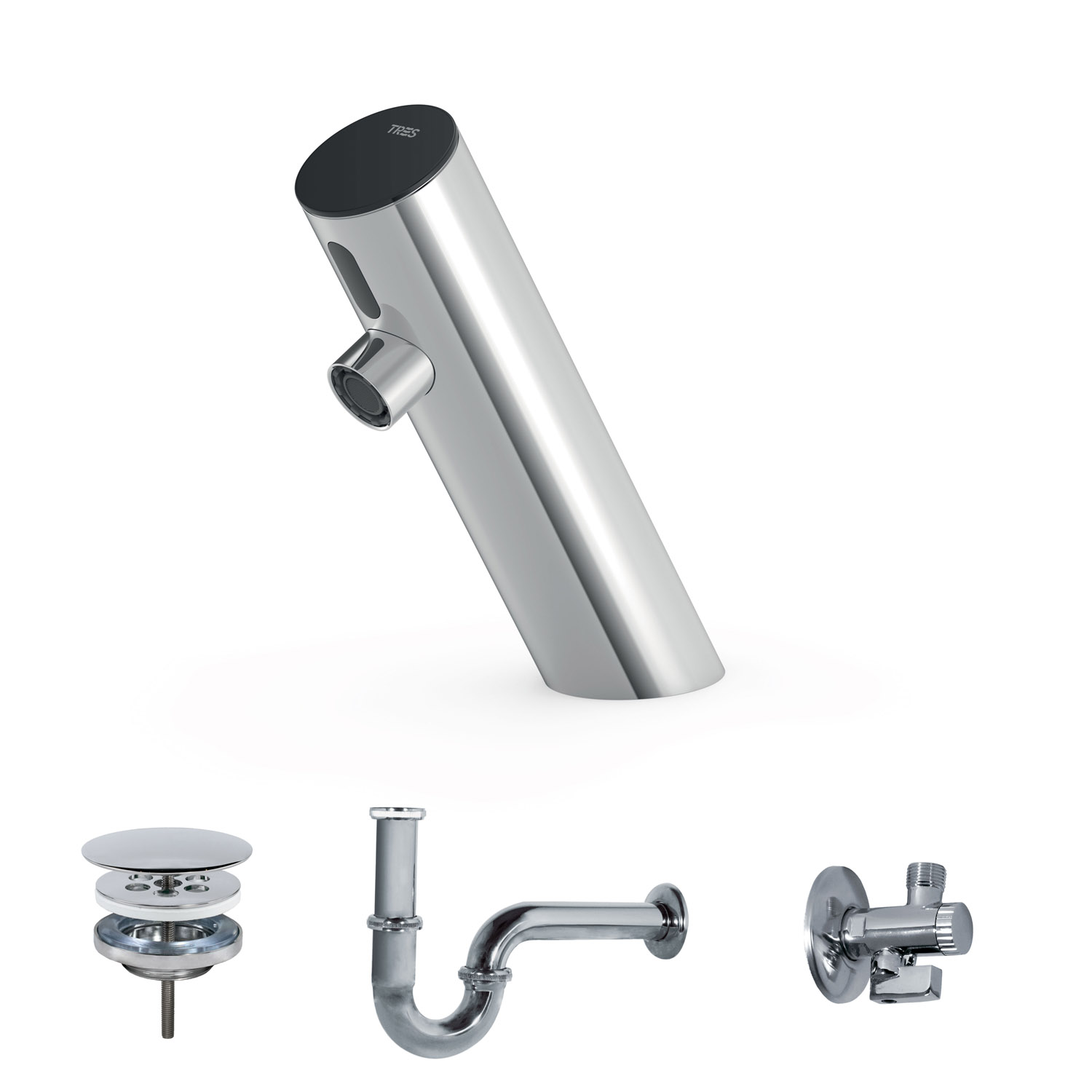 ЭЛЕКТРОННЫЙ 1 комплект электронного смесителя для раковины-39210391 TRES Electronic