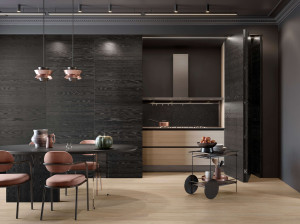 Выдвижная кухня на заказ