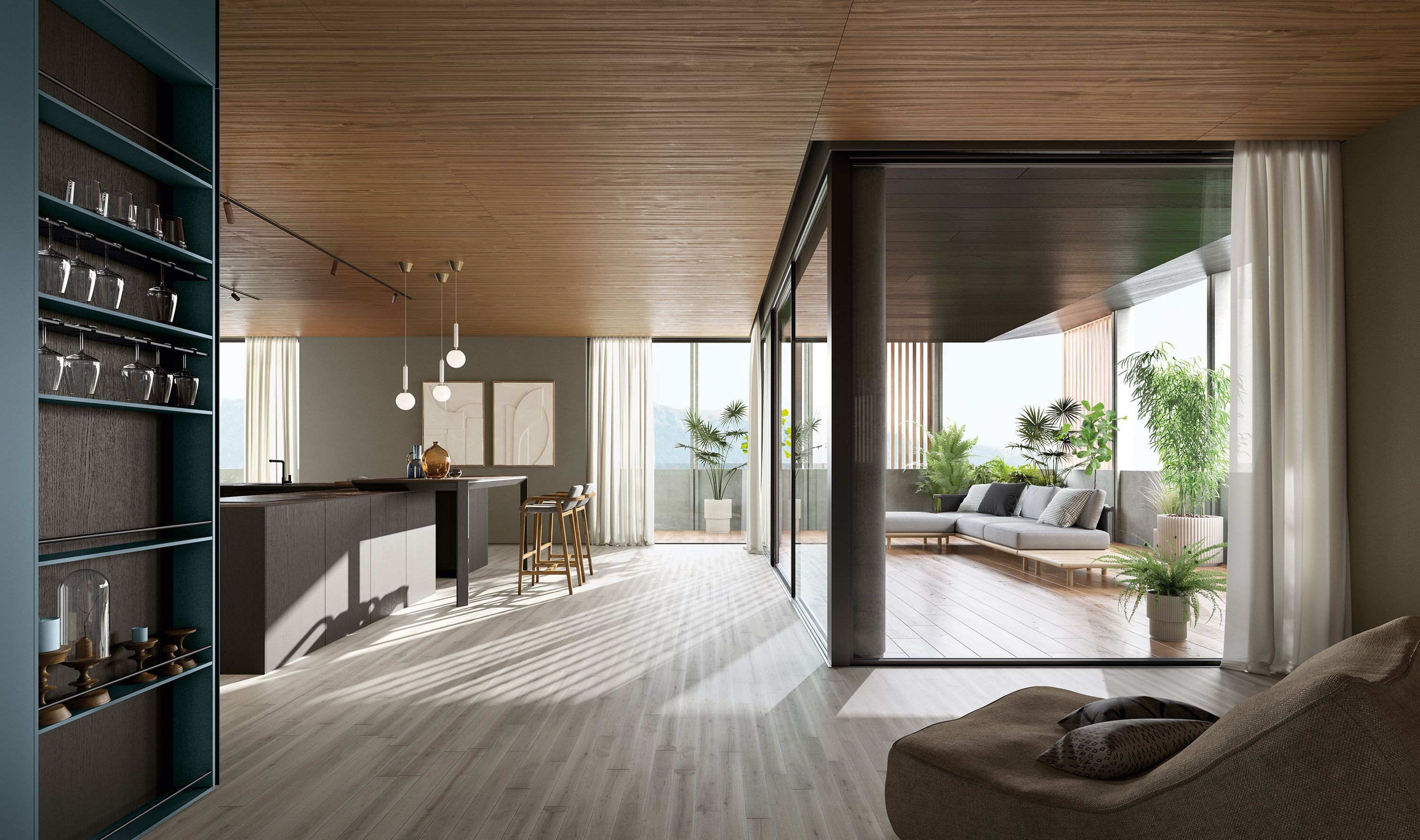 Кухня с островом Copatlife Life Projects ARCH-00051594 - Вид №4