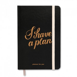 548738 Планер Мини "I Have A Plan" Black, 256 страниц Orner
