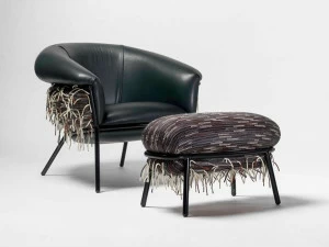 BD Barcelona Design Мягкое кресло в современном стиле с подлокотниками Grasso