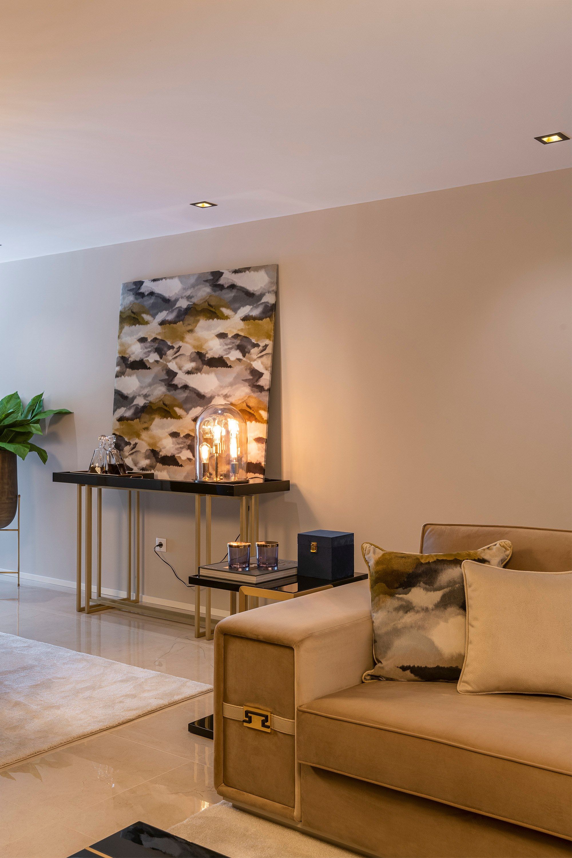 Прямоугольная консоль из нержавеющей стали и дерева Stylish Club ARCH-00094826 - Вид №12