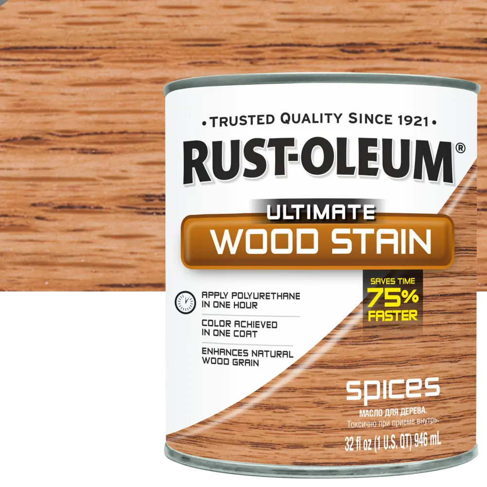 Масло тонирующее Ultimate цвет пряные специи 0.946 л RUST-OLEUM STLM-2074755