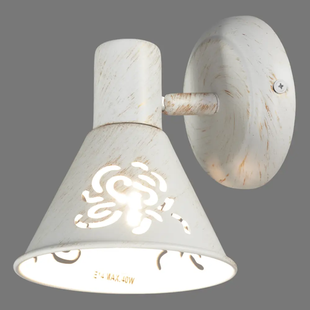 Спот Conto 1 лампа 2 м² цвет белый/патина Arte Lamp STLM-2159301 - Вид №1
