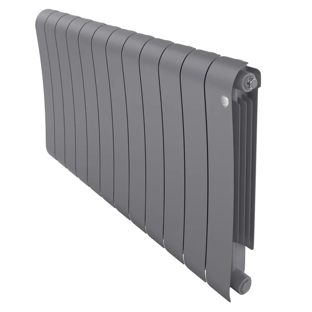 Биметаллический радиатор Royal Thermo Infinity 500/90, 12 секций, серый 89437323 STLM-1572320 - Вид №1