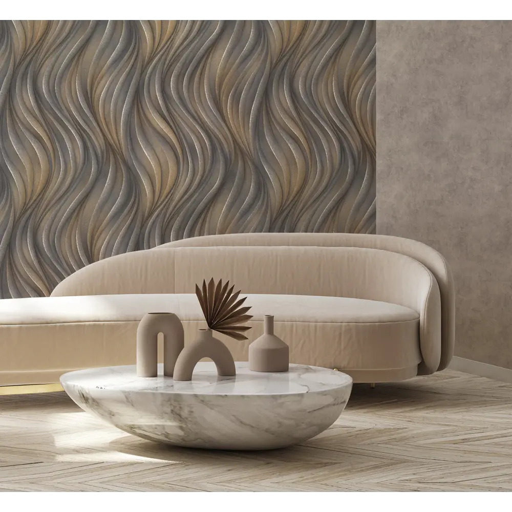 Обои флизелиновые Артекс Эфес темно-серые 1.06 м 10692-05 STLM-2025585 - Вид №3