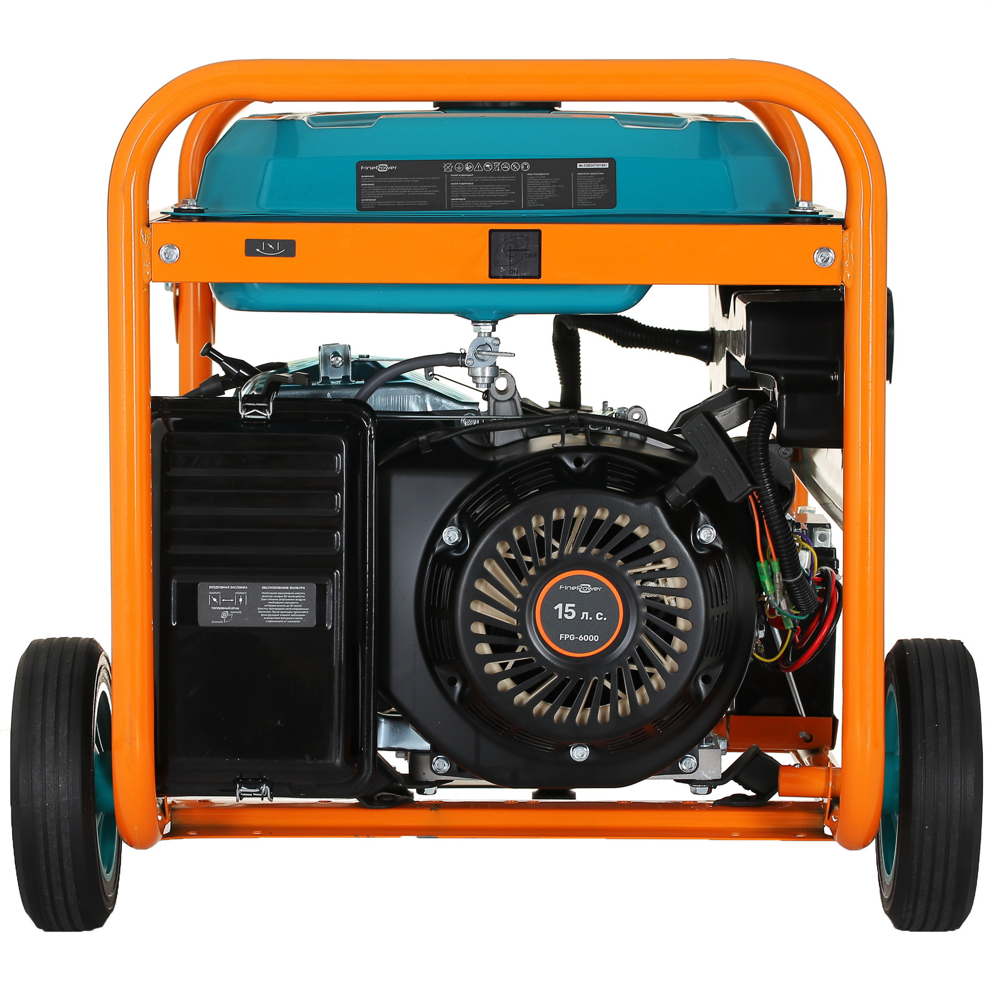 Электрогенератор   бензиновый FinePower FPG-6000 5077563 STDN-0151856 - Вид №4